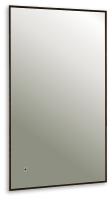 Зеркало AQUAme AQM9102B 60 с подсветкой цвет Черный с бесконтактным выключателем с подогревом и диммером