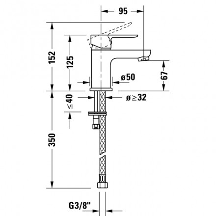 смеситель для раковины duravit a.1 a11010002010