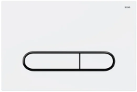 Кнопка смыва IDDIS Unifix UNI01WBi77 цвет белый \ черный