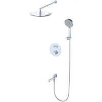 Душевой комплект Wonzon & Woghand WW-88929010-CR 300 мм, с термостатом, хром