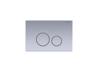 Клавиша для инсталляции Aquatek KDI-0000036 для унитаза, пластик, нержавеющая сталь