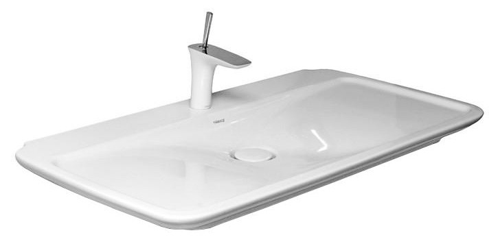 Раковина полувстраиваемая 100 см Duravit Puravida 0371100000
