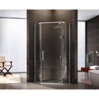Душевой уголок Berges Oxygen 90×90 061021 профиль хром, стекло прозрачное