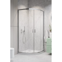 Душевой уголок Radaway Alienta E 90x80 10248090-01-01 профиль хром, стекло прозрачное