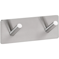 Планка с крючками Bemeta Easy 163106275 для ванны, самоклеящаяся, нержавеющая сталь