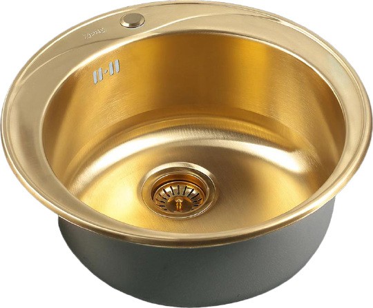 Кухонная мойка ZorG Inox PVD SZR-510/205-BRONZE