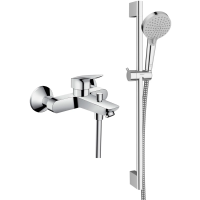 Смеситель для ванны Hansgrohe Logis 71400000 + 26275000