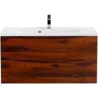 Тумба под раковину BelBagno Marino 100 MARINO-1000-2C-SO-RC-P подвесная Rovere Ciliegio