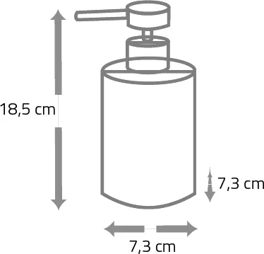 Дозатор для мыла Ridder Laila 2159509 бежевый