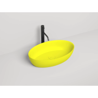 Раковина-чаша Salini S-Sense Alda 01 110611GF 58x35 см, накладная, покраска по RAL глянец полностью