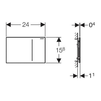 кнопка для инсталяции geberit sigma 70 115.620.fw.1