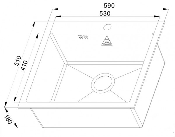 кухонная мойка zorg steel hammer r sh r 5951