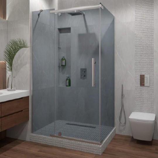 Душевой уголок Erlit Comfort 120×90 ER10112H-C4 профиль хром, стекло тонированное