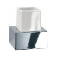 Стакан для зубных щёток Decor Walther Brick 0591900 цвет хром
