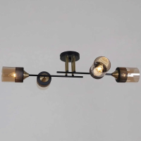 Потолочная люстра Reluce 48460-0.3-04 BK+COPPER