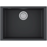 Кухонная мойка Paulmark Acrystone Neo Classic Anthracite PM966044-AN 60x43,5 см, антрацит