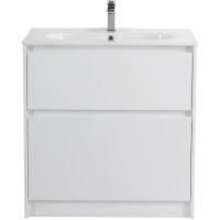 Тумба для раковины BELBAGNO KRAFT-800-2C-PIA-BO, напольная, цвет Белый.