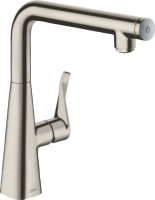 Смеситель для кухни Hansgrohe Metris Select M71 14847800, сталь