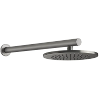 Верхний душ Gessi Gessi316 54149#239 Ø219 мм, с кронштейном, цвет STEEL BRUSHED