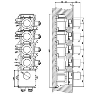 смеситель для душа gessi gessi316 54508#239