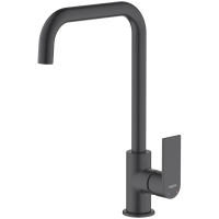 Смеситель для кухни Aquatek Лира AQ1480MB Черный матовый