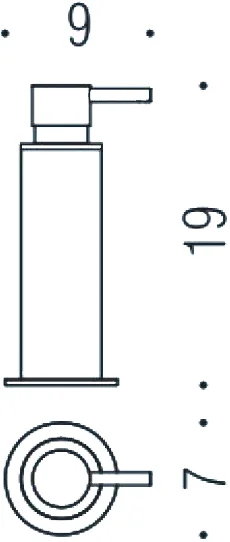 Дозатор для мыла Colombo Design Plus W4980.BM