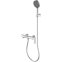 Смеситель для ванны AQUAme Monza AQM6312CR с душевым гарнитуром, хром