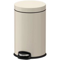 Ведро для мусора WeltWasser Erfie BG 12L педальное 10000000904 цвет бежевый