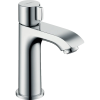 Кран для холодной воды без донного клапана Hansgrohe Metris Pillar 31166000