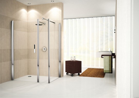 Дверь для душевой кабины в нишу Novellini Giada G+F in line GIADNGF138S-1K