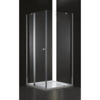 Душевой уголок Cezares Elena 90x90 текстурное стекло ELENA-W-A-12-90-P-Cr-L