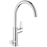 Смеситель для кухни с подключением к фильтру Grohe Blue Pure BauCurve 31723000