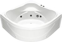 Акриловая ванна Bas Хатива 143x143 Flat (ВГ00265), гидромассажная