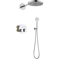 Душевой комплект Timo Saona SX-2308/00SM 300 мм, с термостатом, хром