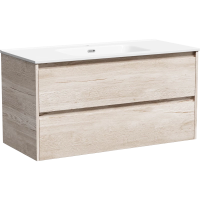 Тумба под раковину Sancos Libra 100 LB100EG подвесная Дуб галифакс натуральный