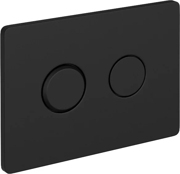 кнопка для инсталляции cersanit accento circle 63839 цвет черная матовая