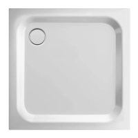 Душевой поддон Bette BetteSupra 5920-000 AS 90×90 см, с антислипом Sense, квадратный, белый