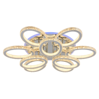 Потолочная светодиодная люстра Profit Light 8033/6+3 CHR