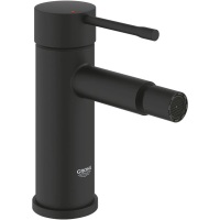 Смеситель Grohe Essence New 24395KF1 для биде, без донного клапана, черный матовый
