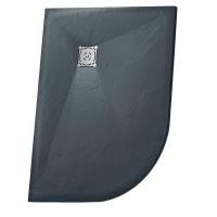 Душевой поддон из искусственного камня RGW Stone ST/AR-G 120×90 16154129-02R графит