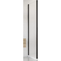 Боковая стенка Radaway Alienta Black S 80 10270080-54-01 профиль черный матовый, стекло прозрачное
