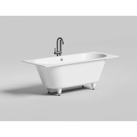 Ванна из литьевого мрамора Salini S-Stone Ornella Axis 104623M 170x70 см, белый матовый