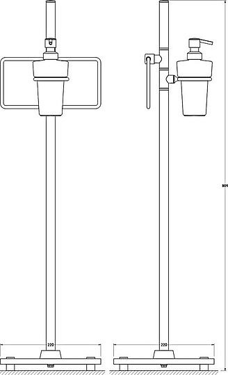 Напольная стойка FBS Universal UNI 308