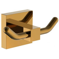 Крючок Wonzon & Woghand Polo WW-8925-DG двойной, для ванны, темное золото