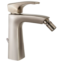 Смеситель Paini Lady 89PW306 для биде, с донным клапаном, никель матовый