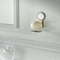 THG THG Hirondelles Мыльница подвесная, стеклянная, цвет: Umber color PVD