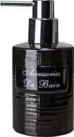 Дозатор для жидкого мыла Bath Plus Bain Noir W-CE0986A-LD