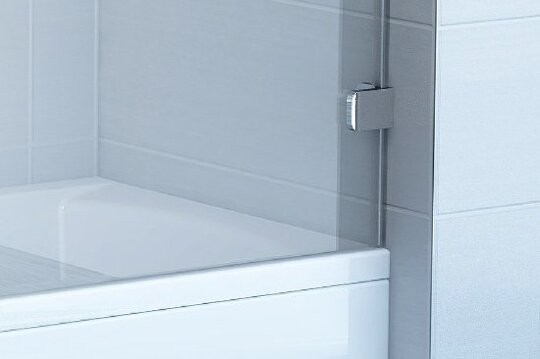 шторка на ванну ravak brilliant bvs1-80 7u840a00z1 transparent, фурнитура хром