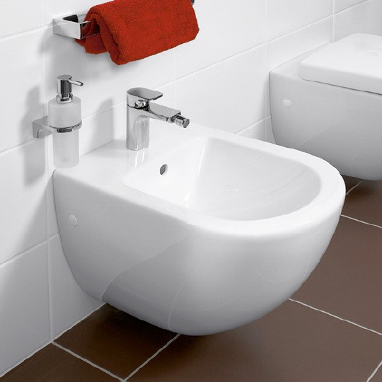 биде подвесное villeroy & boch subway 2.0 540000r1 alpin, сeramicplus