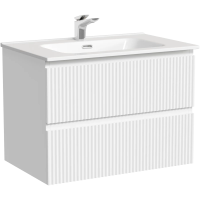 Тумба под раковину Sancos Snob R SNR70W 69 см, подвесная, белый матовый